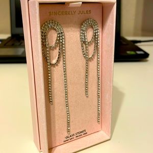 Glass Stone Earrings